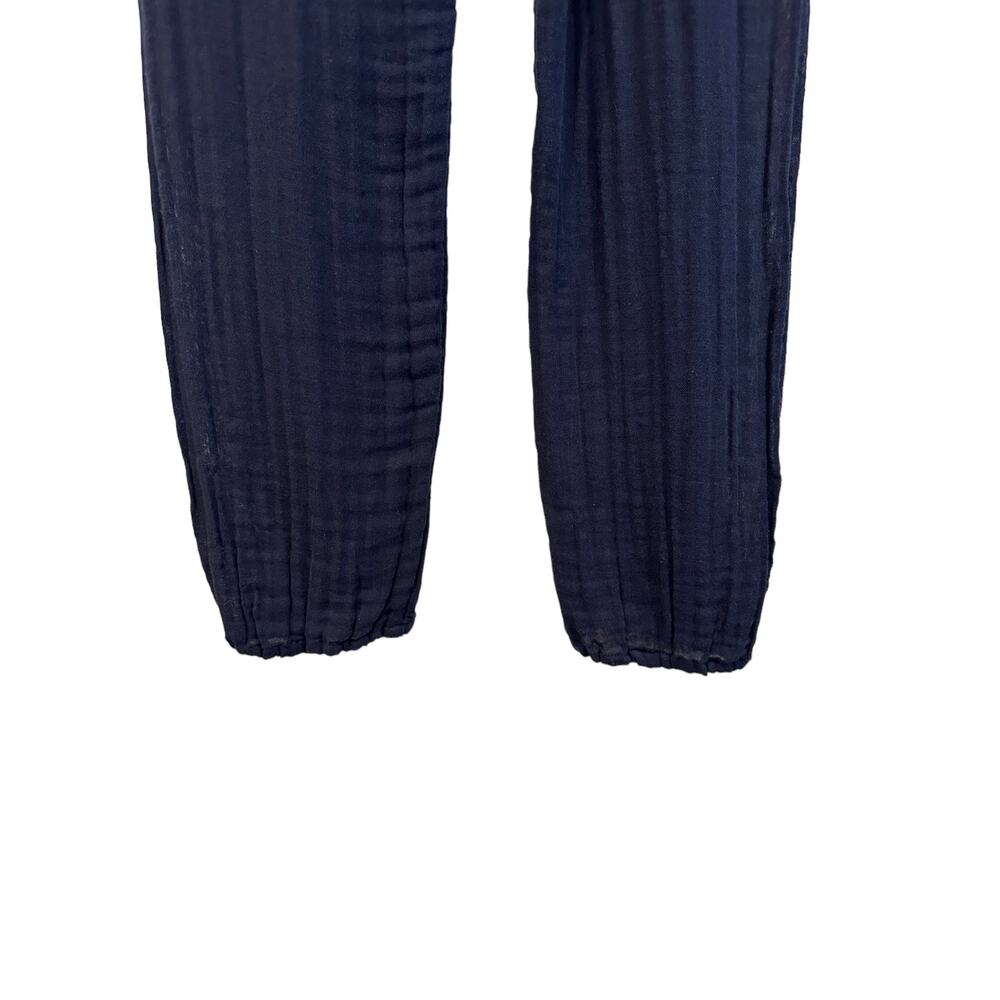 Sundays Pascale Cotton Navy Blue Jogger Pockets Size 0 - Picture 4 of 7